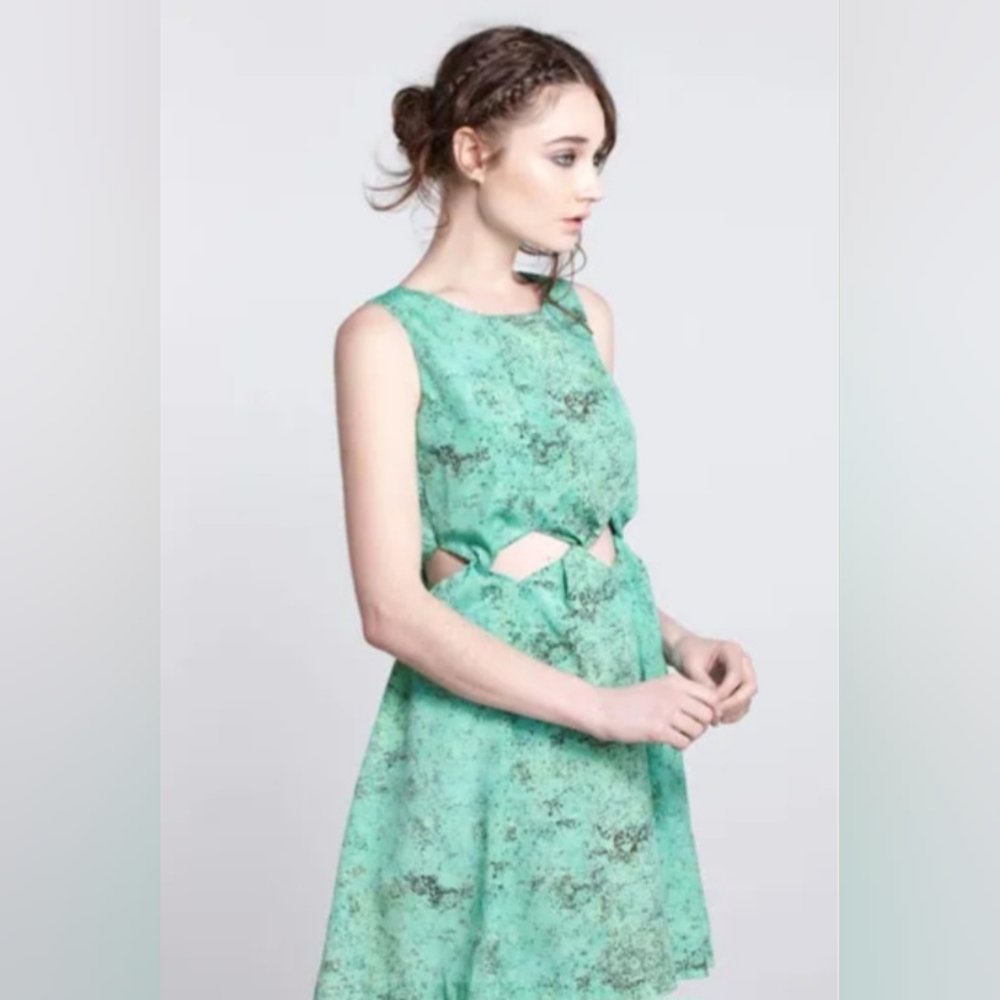 Anthropologie Samantha Pleet Cutout Dress sz S
